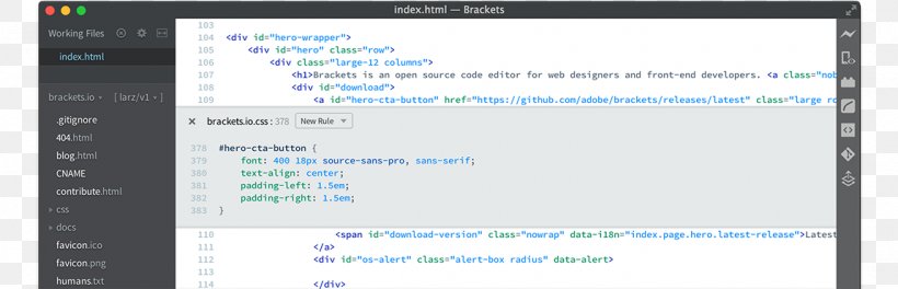 Computer Program Brackets Source Code Editor Text Editor, PNG, 1150x371px, Computer Program, Brackets, Brand, Cascading Style Sheets, Computer Download Free