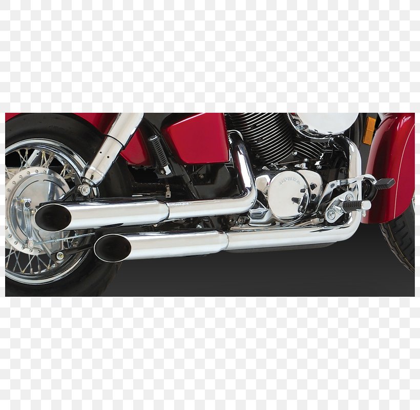Exhaust System Honda VT Series Motorcycle Honda Shadow, PNG, 800x800px, Exhaust System, Auto Part, Automotive Exhaust, Automotive Exterior, Chopper Download Free
