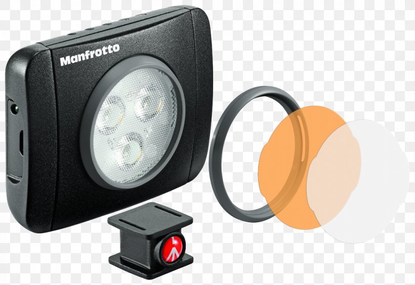 LED Lamp Light-emitting Diode Lighting Manfrotto Camera, PNG, 1077x740px, Led Lamp, Ball Head, Camera, Hardware, Lamp Download Free
