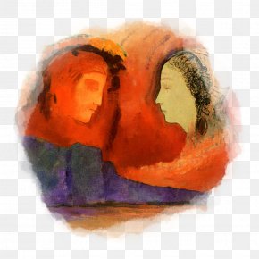 Foggy Mornings In August Folklore - Dante And Beatrice Dante And Virgil Painting Modern Art PNG