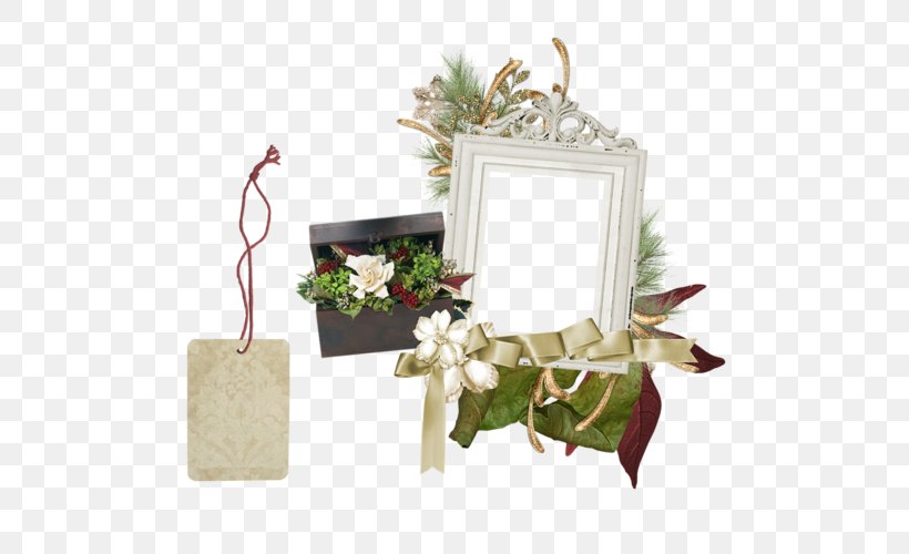 Floral Design Cut Flowers Photography Picture Frames, PNG, 500x500px, Floral Design, Artificial Flower, Christmas, Christmas Decoration, Christmas Ornament Download Free