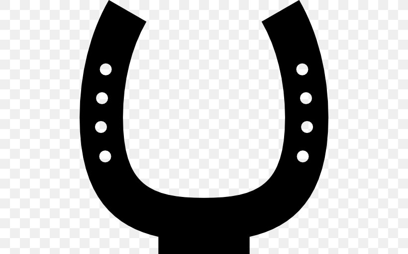 Horseshoe Shape Clip Art, PNG, 512x512px, Horse, Black And White, Decal, Equestrian, Horseshoe Download Free