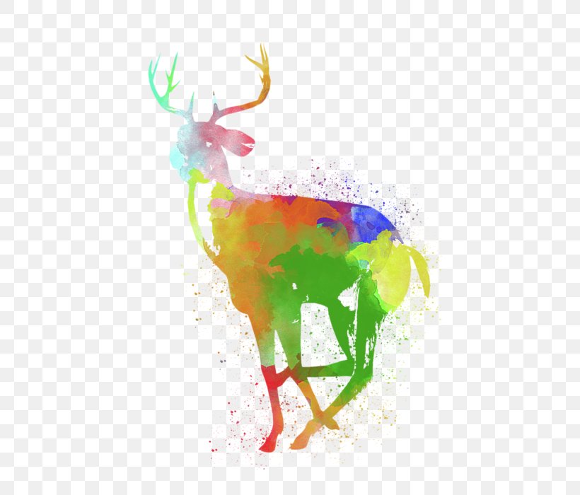 Reindeer Illustration Graphics Antler Desktop Wallpaper, PNG, 525x700px, Reindeer, Antler, Art, Computer, Deer Download Free