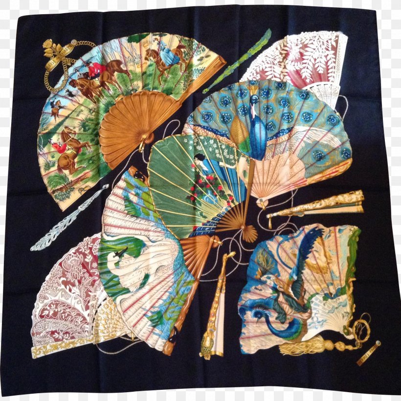 Scarf Hermès Handkerchief Silk Necktie, PNG, 1863x1863px, Scarf, Clothing, Clothing Accessories, Decorative Fan, Einstecktuch Download Free