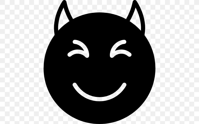 Smiley Emoticon Emoji Clip Art, PNG, 512x512px, Smiley, Avatar, Black, Black And White, Carnivoran Download Free