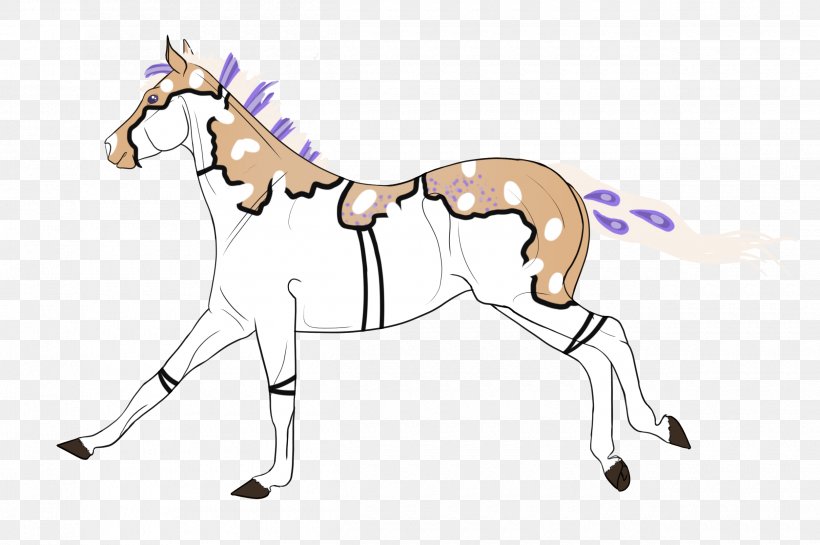 Mane Foal Mustang Stallion Halter, PNG, 2500x1663px, Mane, Animal Figure, Artwork, Bridle, Cartoon Download Free