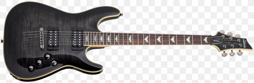 Schecter Omen 6 Schecter Damien Platinum Electric Guitar Schecter Guitar Research, PNG, 2000x660px, Schecter Omen 6, Acoustic Electric Guitar, Bass Guitar, Electric Guitar, Electronic Musical Instrument Download Free