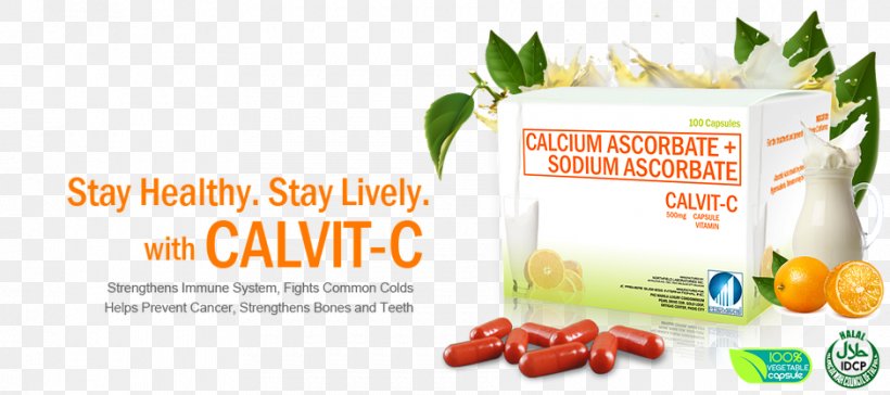 Calcium Ascorbate Vitamin C Ascorbic Acid Dietary Supplement Mineral Ascorbates, PNG, 940x418px, Calcium Ascorbate, Ascorbic Acid, Brand, Calcium, Capsule Download Free