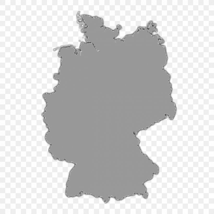 Germany Vector Map Royalty-free, PNG, 1200x1200px, Germany, Black And White, Blank Map, Europe, Geography Download Free
