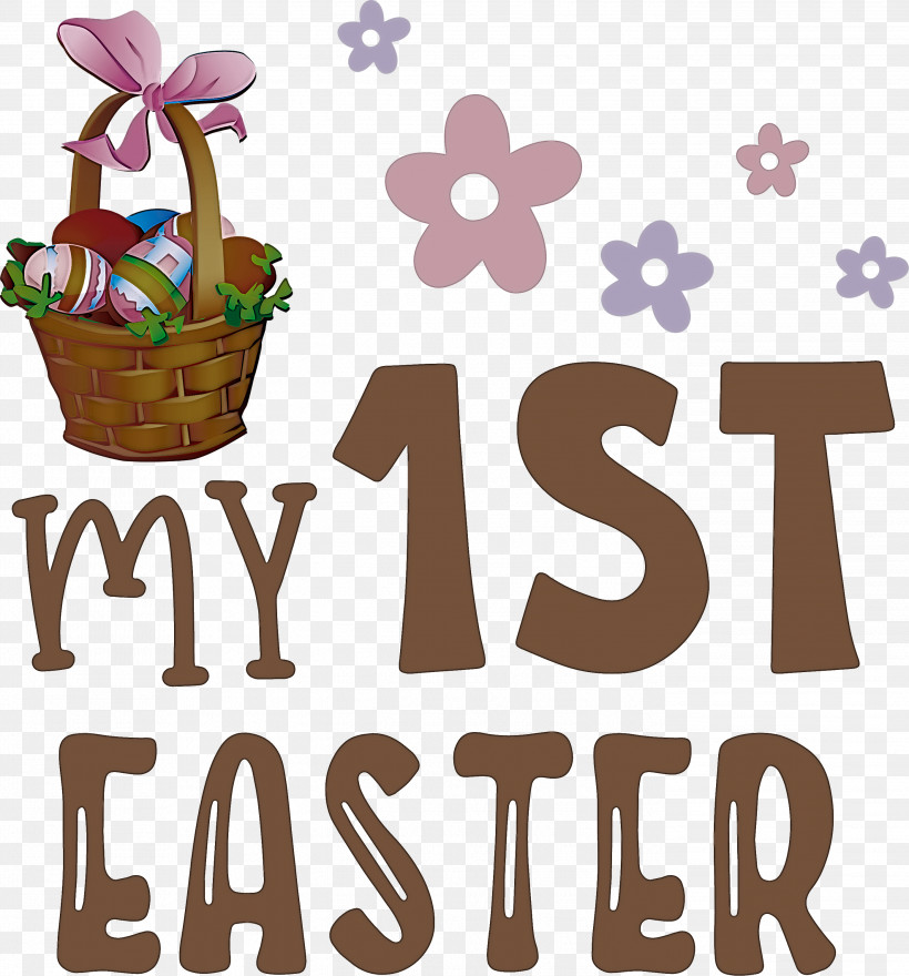 My 1st Easter Easter Baskets Easter Day, PNG, 2794x3000px, My 1st Easter, Easter Baskets, Easter Day, Flower, Logo Download Free