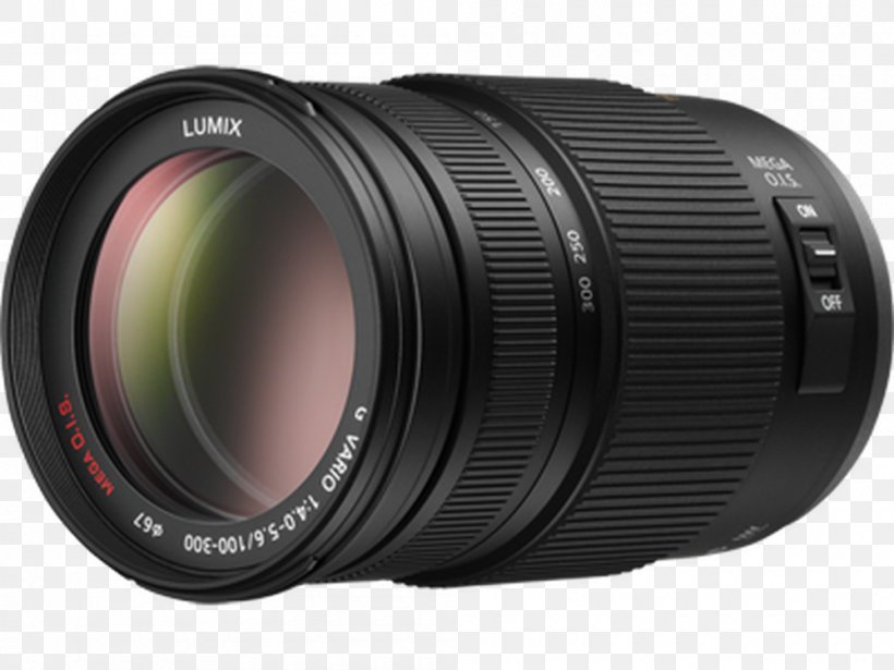 Panasonic Lumix G Vario Telephoto Zoom 100-300mm F/4.0-5.6 H-FS100300E Camera Lens, PNG, 1000x750px, Panasonic, Camera, Camera Accessory, Camera Lens, Cameras Optics Download Free
