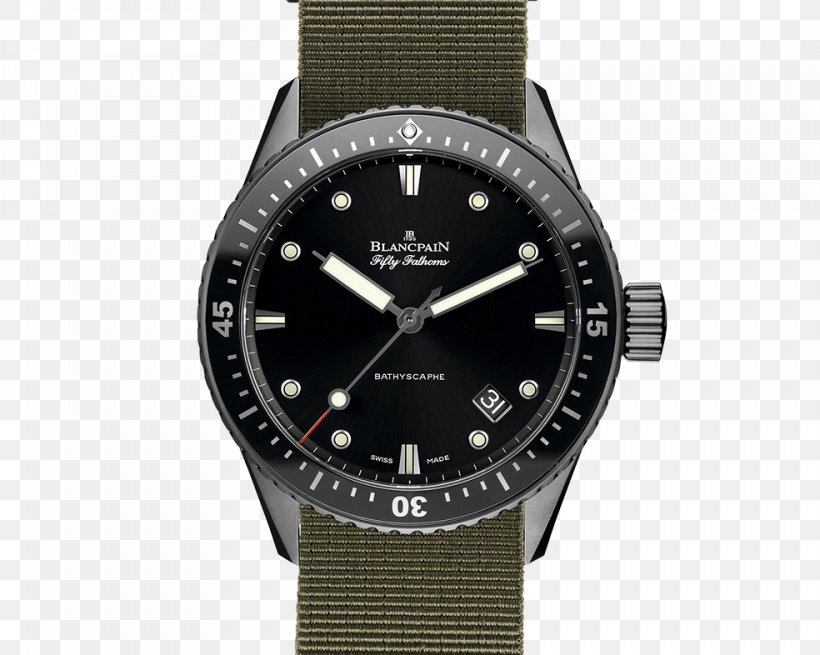 Blancpain Fifty Fathoms Automatic Watch Villeret, PNG, 984x786px, Blancpain Fifty Fathoms, Automatic Watch, Bathyscaphe, Blancpain, Brand Download Free