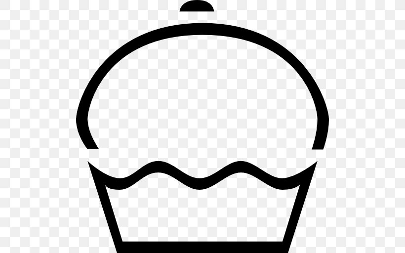 Cupcake Muffin Food Recipe, PNG, 512x512px, Cupcake, Black, Black And White, Cake, Chocolate Download Free