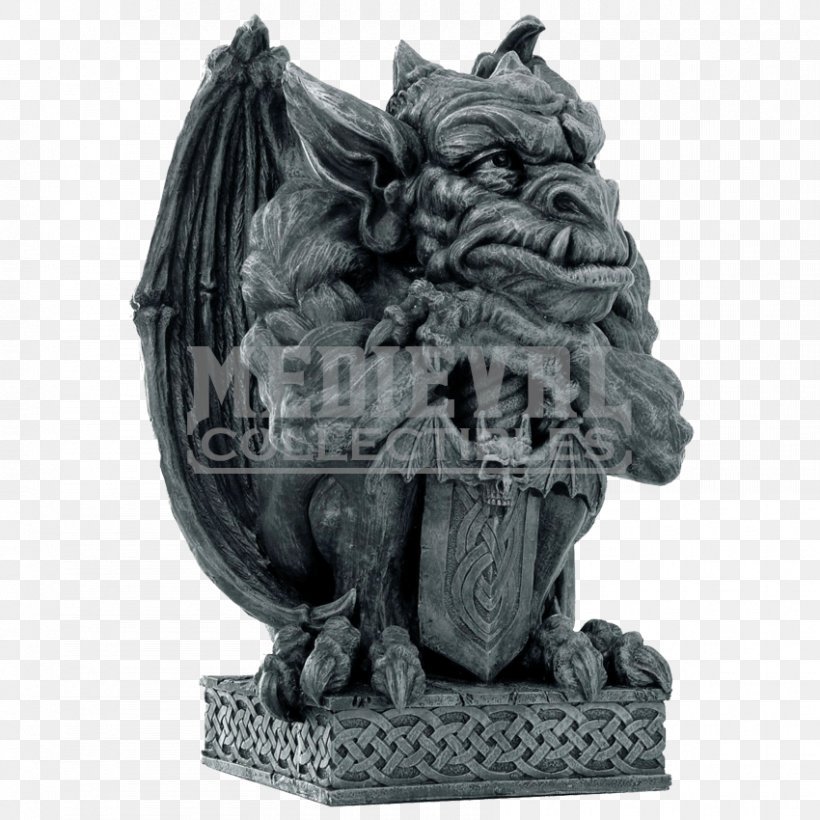 Gargoyle Statue Sculpture Figurine Gothic Architecture, PNG, 850x850px, Gargoyle, Architecture, Art, Artifact, Carving Download Free