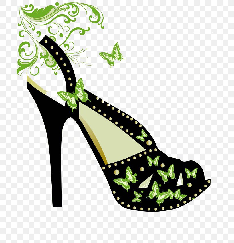 High-heeled Footwear Illustration, PNG, 720x852px, Highheeled Footwear, Designer, Footwear, Green, High Heeled Footwear Download Free
