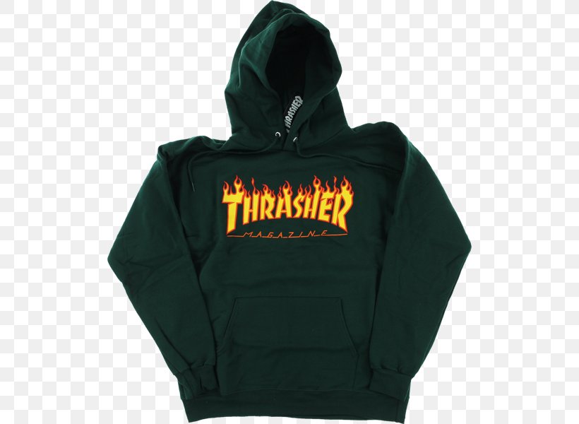 Hoodie T-shirt Bluza Thrasher Flame Logo Hoody, PNG, 516x600px, Hoodie, Bluza, Brand, Clothing, Hood Download Free