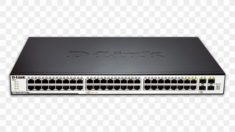 Network Switch Stackable Switch D-Link Power Over Ethernet Small Form-factor Pluggable Transceiver, PNG, 1664x936px, 10 Gigabit Ethernet, Network Switch, Computer Networking, Dlink, Electronic Device Download Free