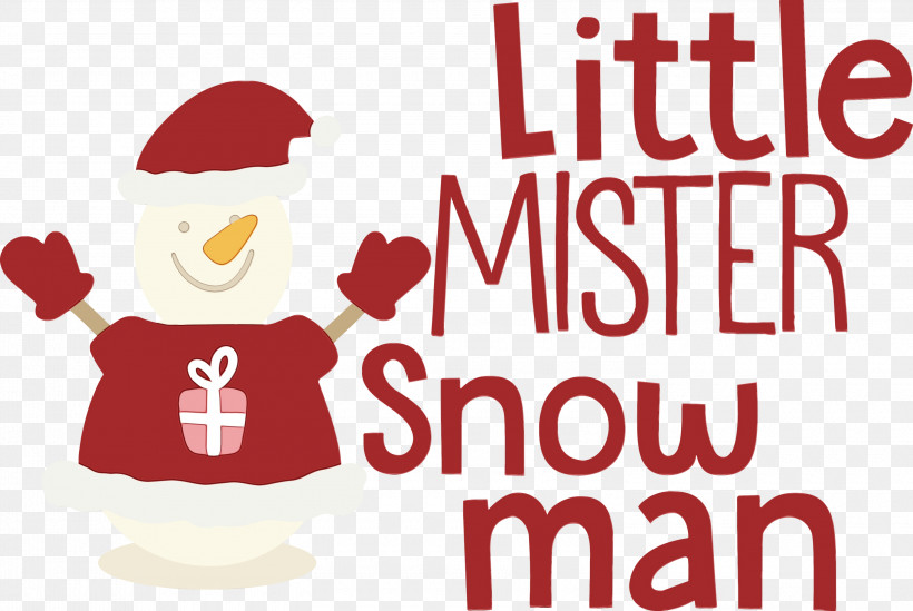Christmas Day, PNG, 3000x2010px, Little Mister Snow Man, Behavior, Cartoon, Christmas Day, Happiness Download Free