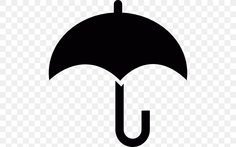 Umbrella Clip Art, PNG, 512x512px, Umbrella, Black, Black And White, Monochrome Photography, Rain Download Free