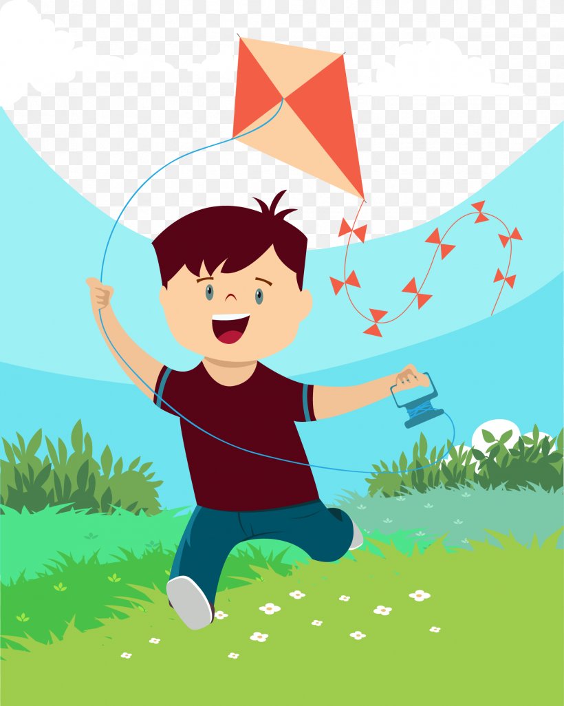 International Kite Festival In Gujarat U2013 Uttarayan Euclidean Vector Illustration, PNG, 1883x2358px, Kite, Art, Ball, Boy, Cartoon Download Free