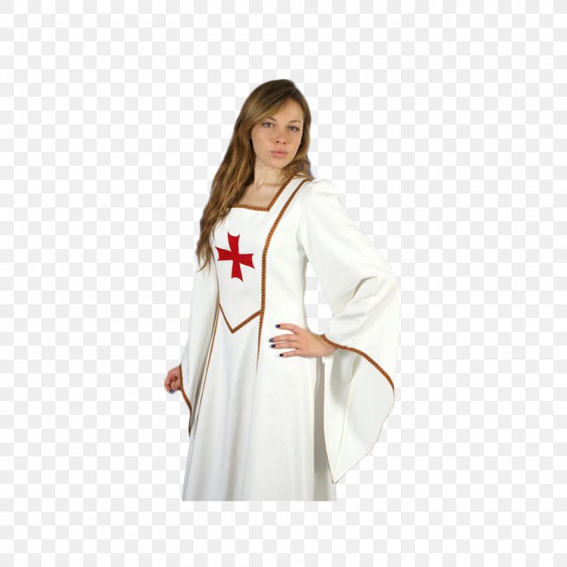 Knights Templar Dress Suit Woman Clothing, PNG, 1000x1000px, Knights Templar, Bliaut, Clothing, Costume, Cotton Download Free