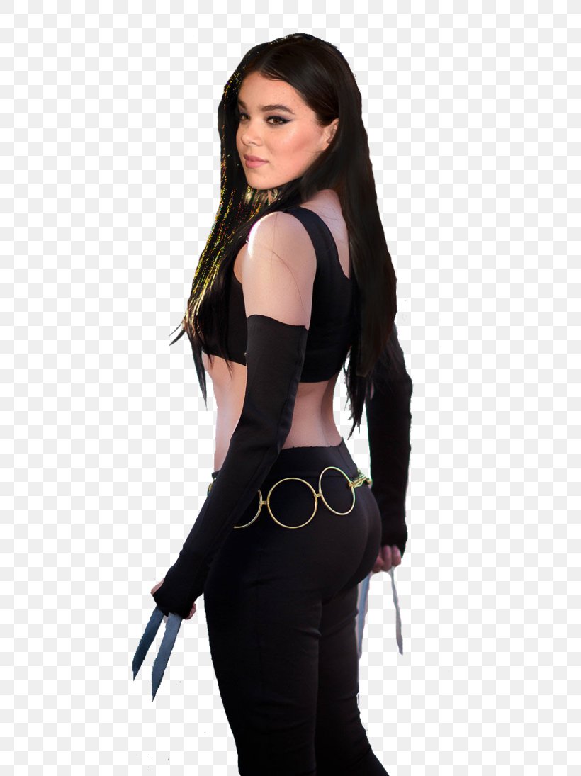 Hailee Steinfeld Felicia Hardy X-23 Invisible Woman Fan Art, PNG, 730x1095px, Hailee Steinfeld, Abdomen, Art, Black, Clothing Download Free