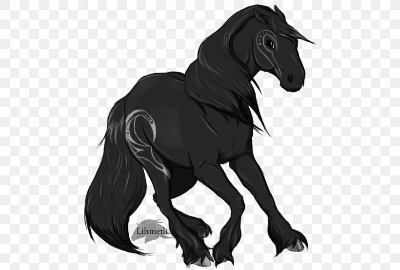 Mane Mustang Stallion Foal Colt, PNG, 487x554px, Mane, Black, Black And White, Black M, Bridle Download Free