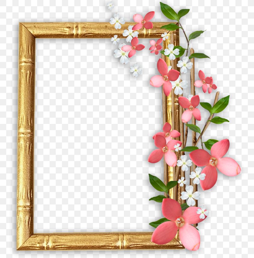 Picture Frames Floral Design Photography Drawing, PNG, 764x833px, Picture Frames, Blossom, Branch, Cut Flowers, Decor Download Free
