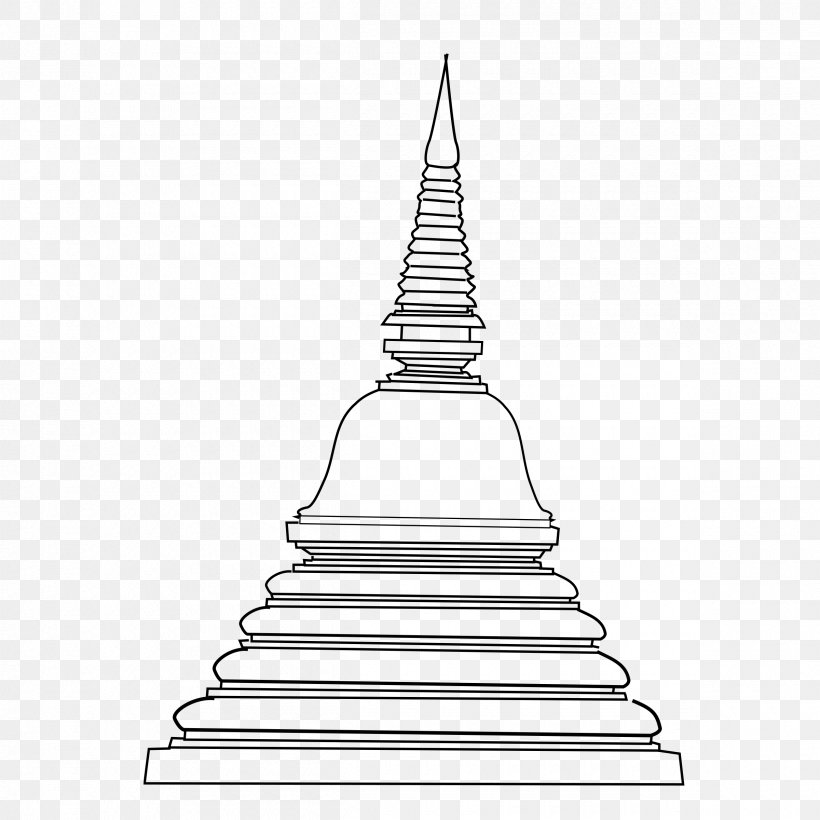 Buddhist Temple Buddhism Stupa Clip Art, PNG, 2400x2400px, Temple, Black And White, Buddhism, Buddhist Meditation, Buddhist Temple Download Free