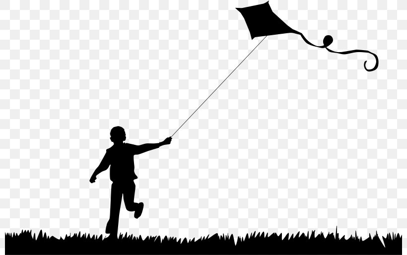 Kite Child Clip Art, PNG, 800x514px, Kite, Black, Black And White, Child, Drawing Download Free