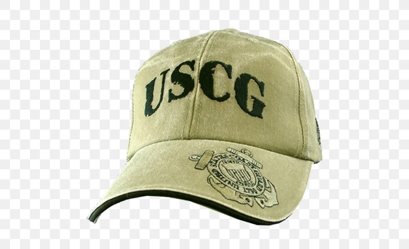Baseball Cap Clothing Hat United States Coast Guard, PNG, 500x500px, Baseball Cap, Baseball, Beige, Brand, Cap Download Free