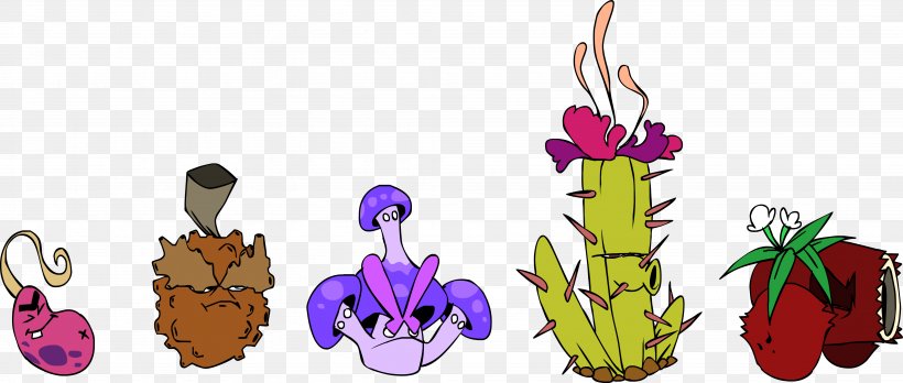 Plants Vs. Zombies 2: It's About Time Cut Flowers, PNG, 4107x1743px, Watercolor, Cartoon, Flower, Frame, Heart Download Free