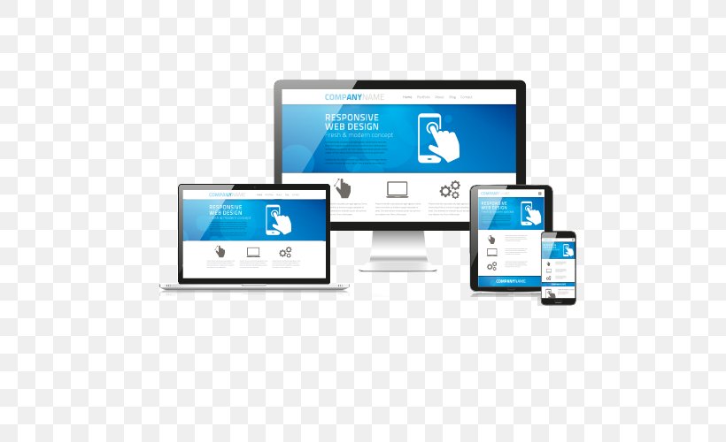 Responsive Web Design Web Development Search Engine Optimization, PNG, 500x500px, Responsive Web Design, Brand, Communication, Computer, Computer Monitor Download Free