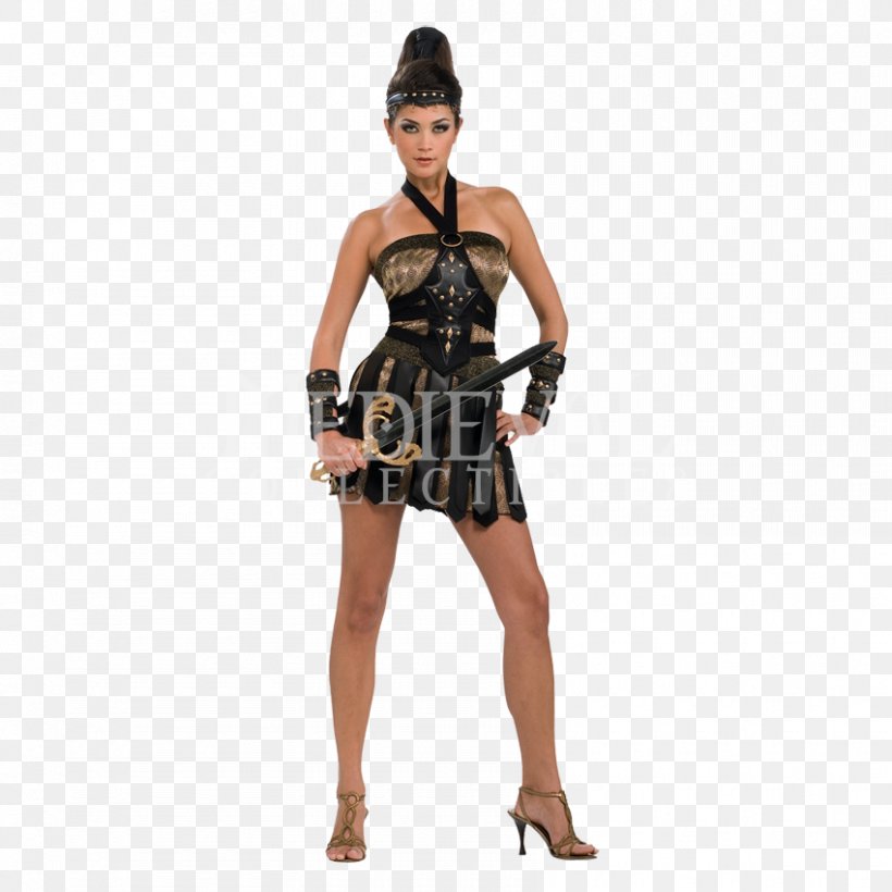 Costume Party Woman Gladiator Dress, PNG, 850x850px, Watercolor, Cartoon, Flower, Frame, Heart Download Free