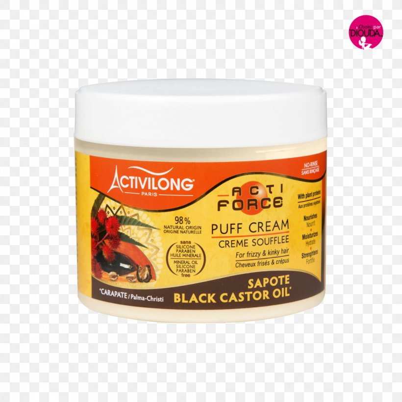 Cream Soufflé Activilong ACTICURL HYDRA Curl Activator Gel Castor Oil, PNG, 1024x1024px, Cream, Afrotextured Hair, Butter, Capelli, Castor Oil Download Free