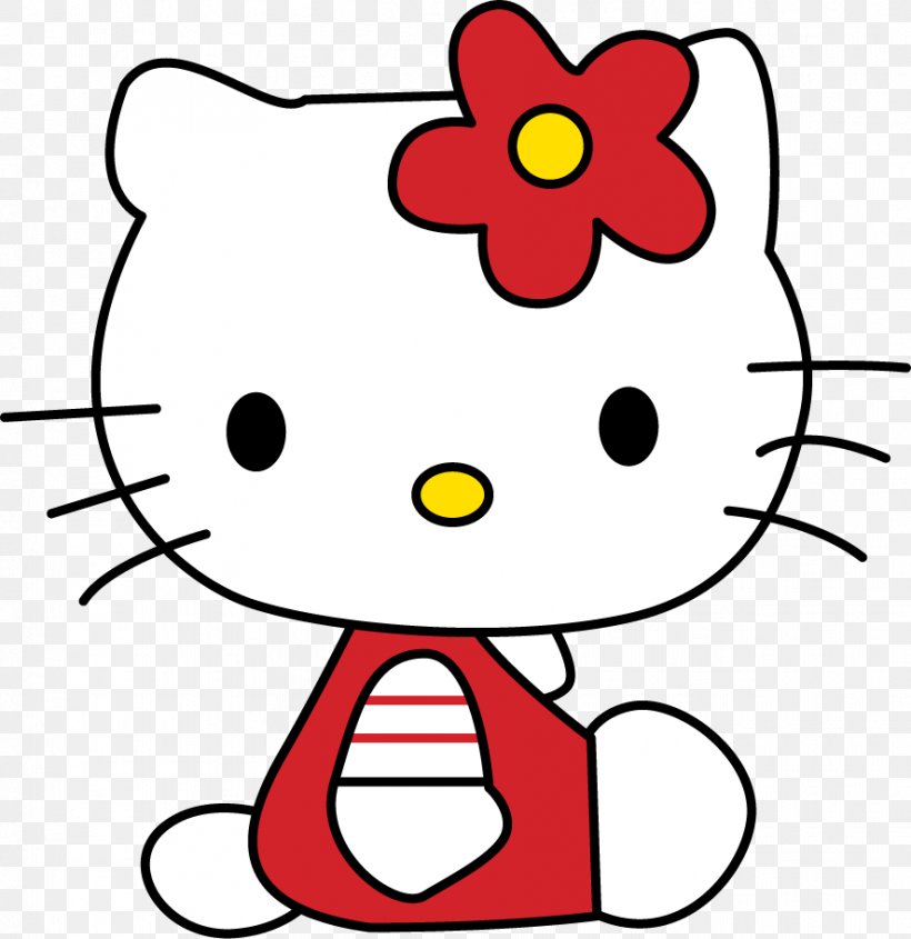 Hello Kitty Drawing Art, PNG, 886x914px, Hello Kitty, Area, Art, Black And White, Coloring Book Download Free