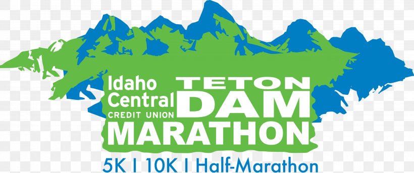 Teton Dam Marathon Dam Rexburg, PNG, 3114x1305px, 5k Run, Marathon, Aid Station, Area, Brand Download Free