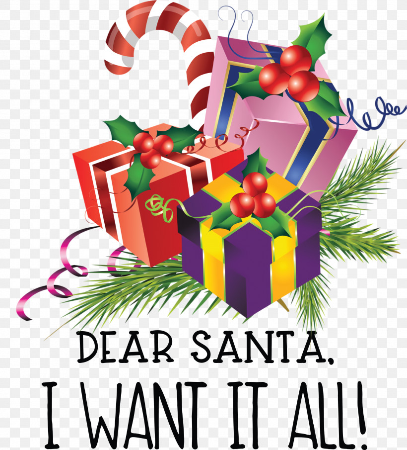 Dear Santa Christmas, PNG, 2715x2999px, Dear Santa, Birthday, Christmas, Christmas Card, Christmas Day Download Free