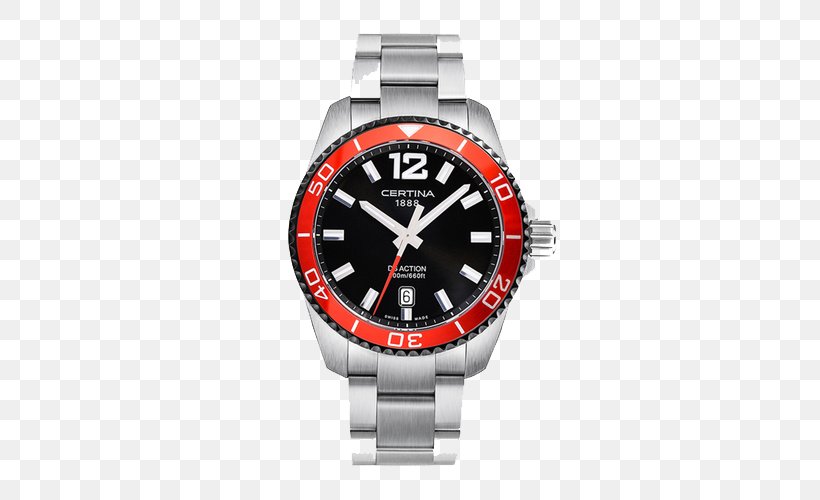 Automatic Watch Certina Kurth Frxe8res Strap Quartz Clock, PNG, 500x500px, Watch, Automatic Watch, Brand, Certina Kurth Frxe8res, Diving Watch Download Free