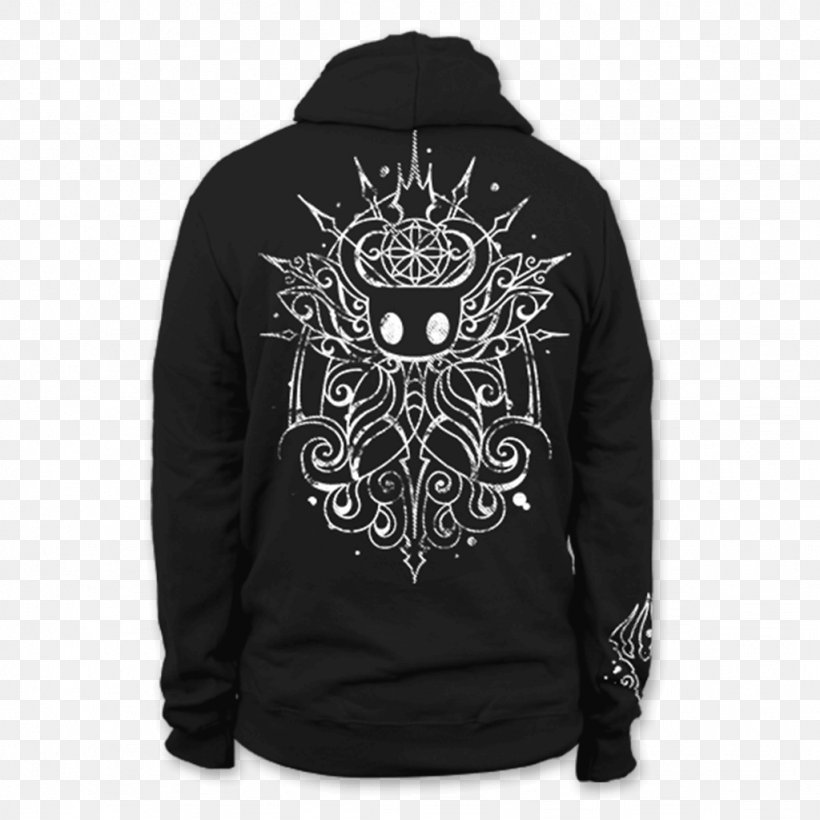 Hoodie Hollow Knight T-shirt Bluza Sweater, PNG, 1024x1024px, Hoodie, Black, Bluza, Clothing, Game Download Free