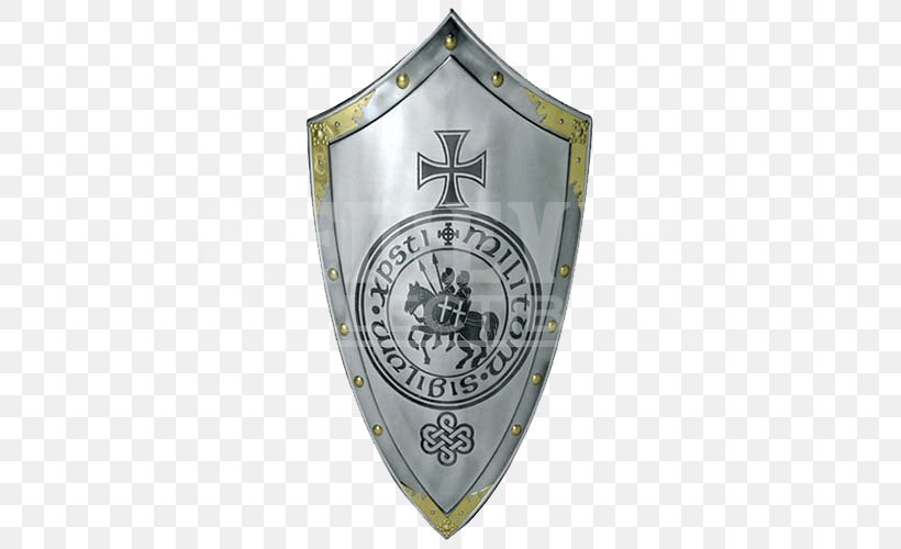 Knights Templar Shield Crusader States Crusades, PNG, 500x500px, Knights Templar, Armour, Badge, Crusader States, Crusades Download Free