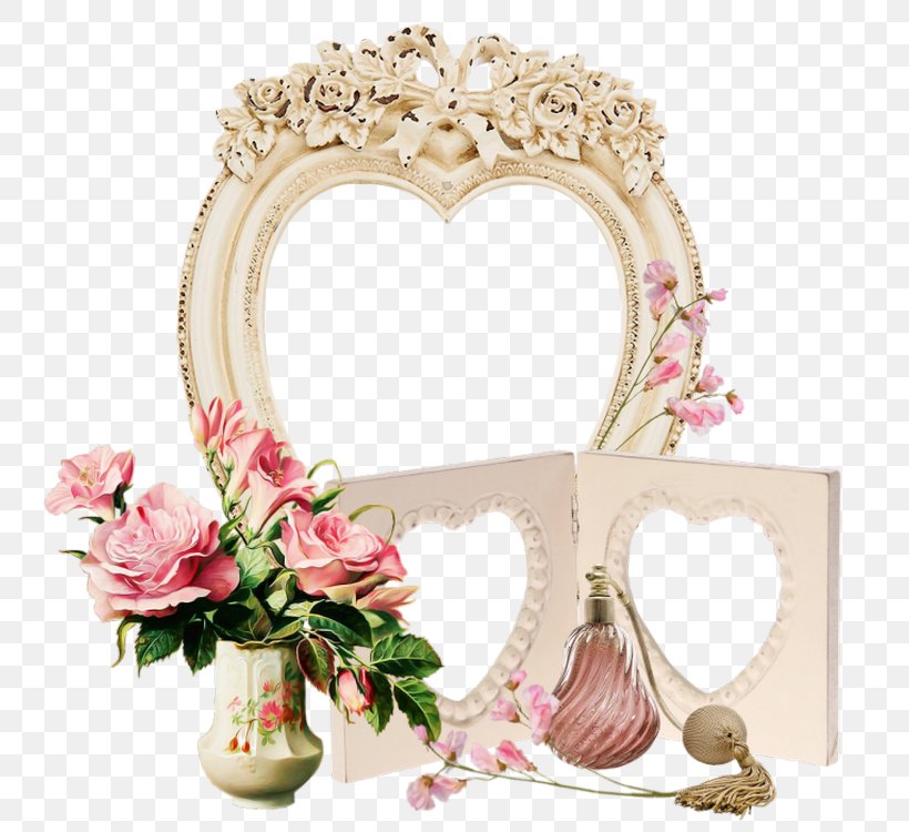 Picture Frame, PNG, 750x750px, Heart, Flower, Interior Design, Mirror, Picture Frame Download Free
