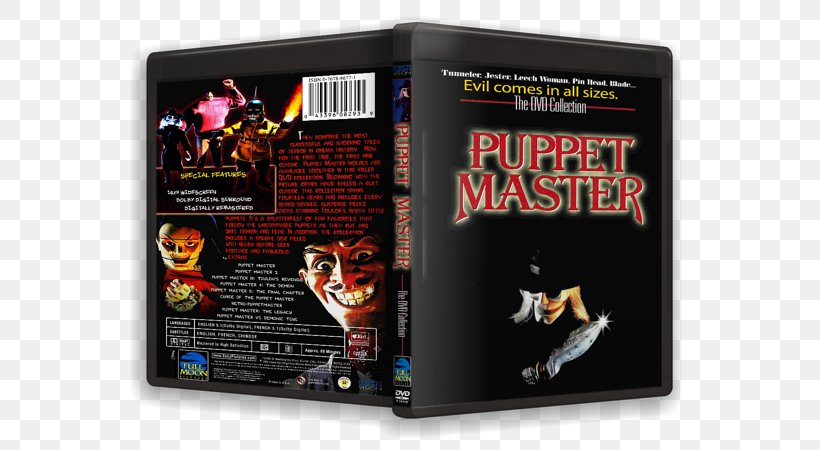 DVD STXE6FIN GR EUR Puppet Master, PNG, 600x450px, Dvd, Puppet Master, Stxe6fin Gr Eur Download Free
