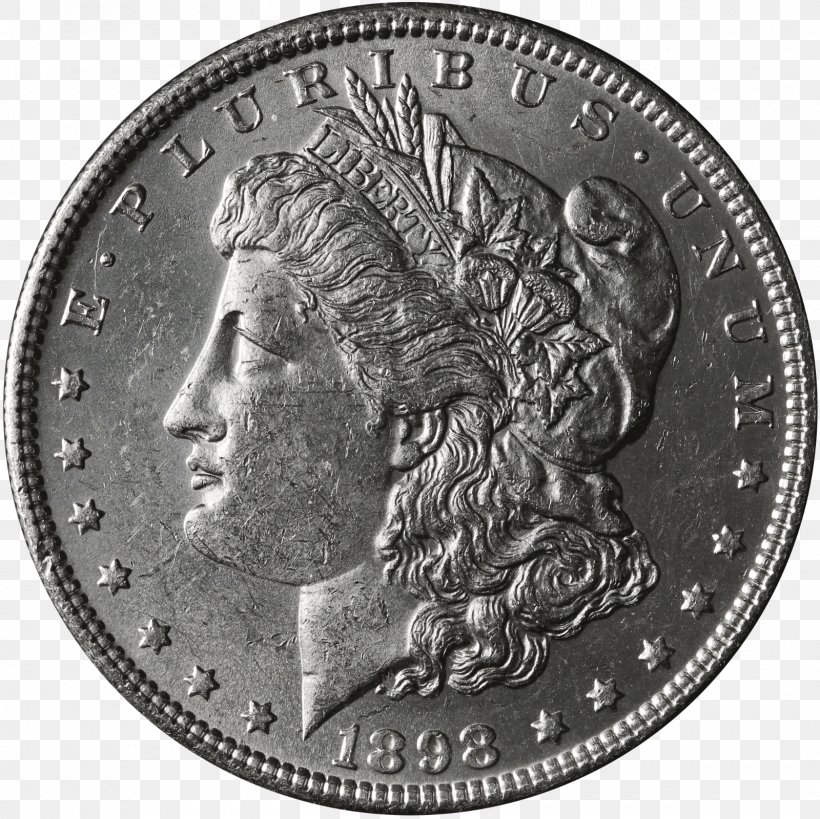 Quarter Morgan Dollar Dollar Coin United States Dollar Mint, PNG, 1600x1600px, Quarter, Ancient History, Black And White, Bullion, Coin Download Free