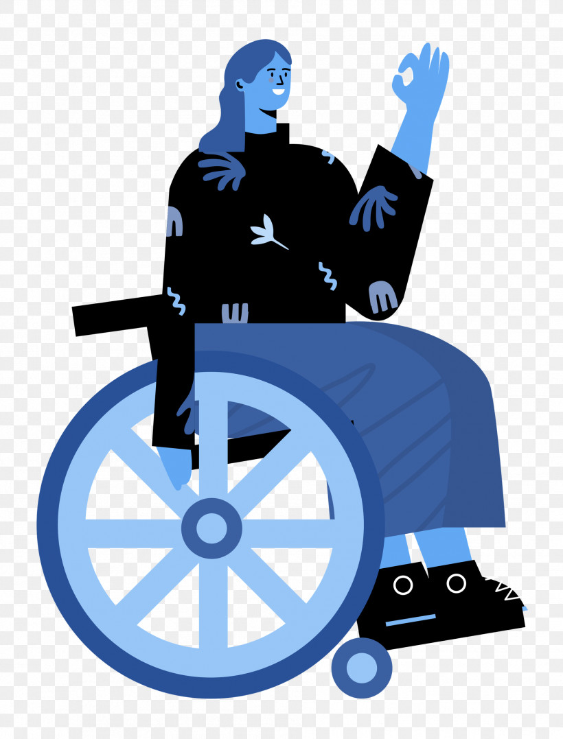 Sitting On Wheelchair Woman Lady, PNG, 1903x2500px, Woman, Cartoon, Lady, Microsoft Azure, Symbol Download Free