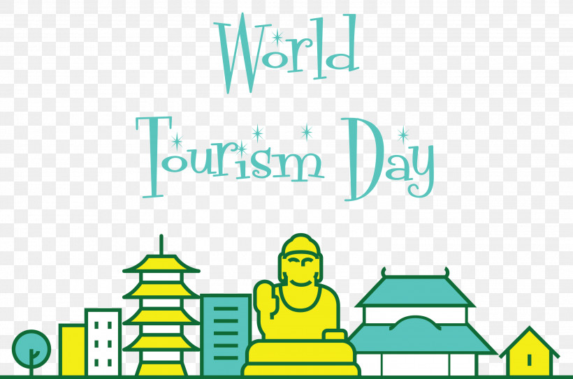 World Tourism Day Travel, PNG, 3000x1989px, World Tourism Day, Diagram, Green, Logo, Meter Download Free