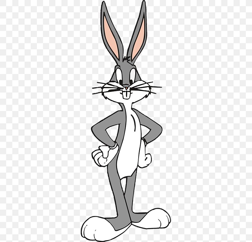 Bugs Bunny Daffy Duck Porky Pig Elmer Fudd Cartoon, PNG, 561x785px, Bugs Bunny, Animated Cartoon, Animated Film, Artwork, Black And White Download Free
