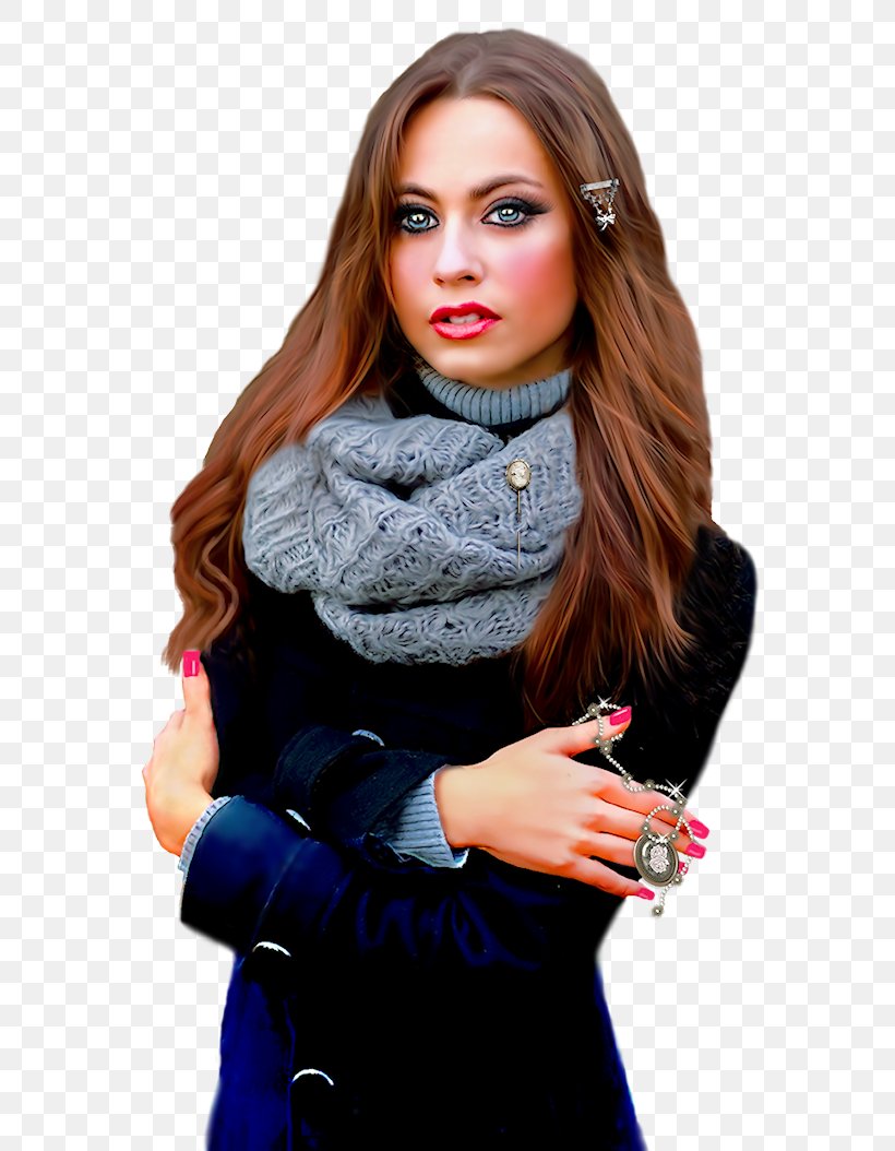 Color Red Scarf Fashion, PNG, 636x1054px, Color, Brown Hair, Coloring Book, Creativelive, Fashion Download Free