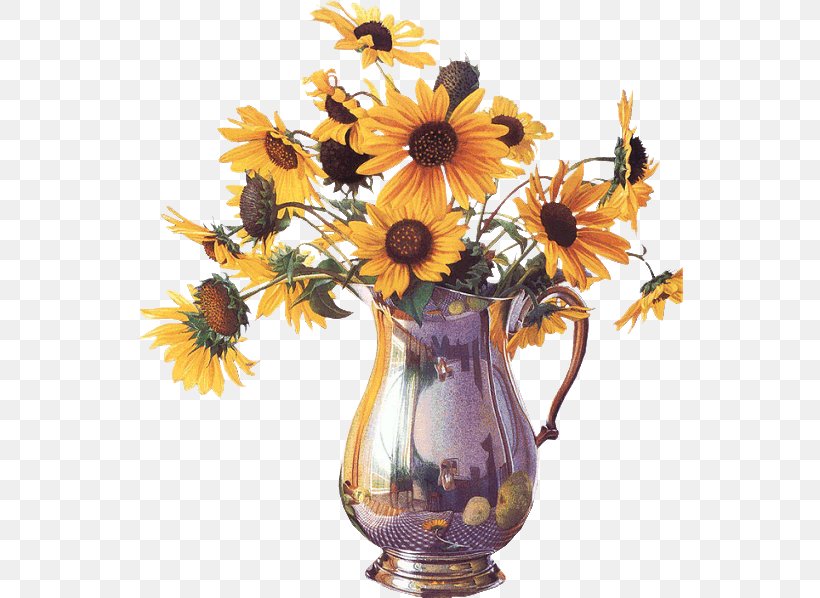 Common Sunflower Flower Bouquet Clip Art, PNG, 547x598px, Common Sunflower, Artificial Flower, Autumn, Blog, Cut Flowers Download Free