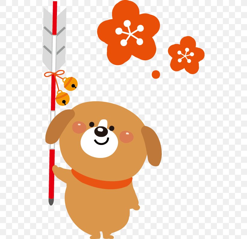 のぞみハウジング Dog Japanese New Year New Year Card 正月三が日, PNG, 538x793px, 2018, Dog, Area, Art, Artwork Download Free